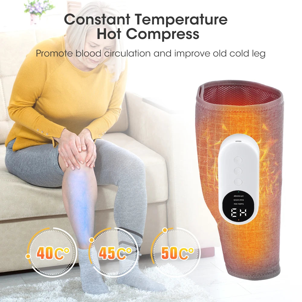 Warm compression promotes blood circulation to relieve leg stiffness, numbness, and coldness.