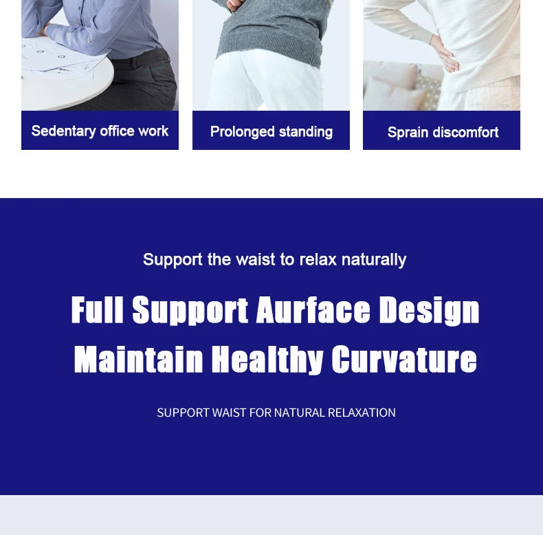 Relieve back pain with a lumbar massager offering adjustable intensity and ergonomic design.