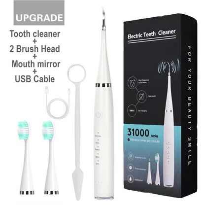 Sonic Electric Toothbrush Teeth Cleaner Oral Care Removal Of Dental Calculus Household Multifunctional Washable USB Charge Alloy