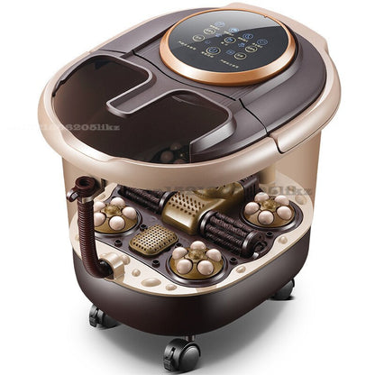 Foot Bath Artifact Footbath Household Electric Massage Heating Foot Bath Barrel with Automatic Foot Tub Foot Bath Massager