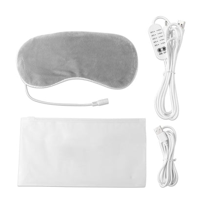 Heated Eye Mask,USB Eye Mask for Dry Eyes with Temperature &amp; Timer Control, Warm Compress Heating Pad for Sleep Dark Circles