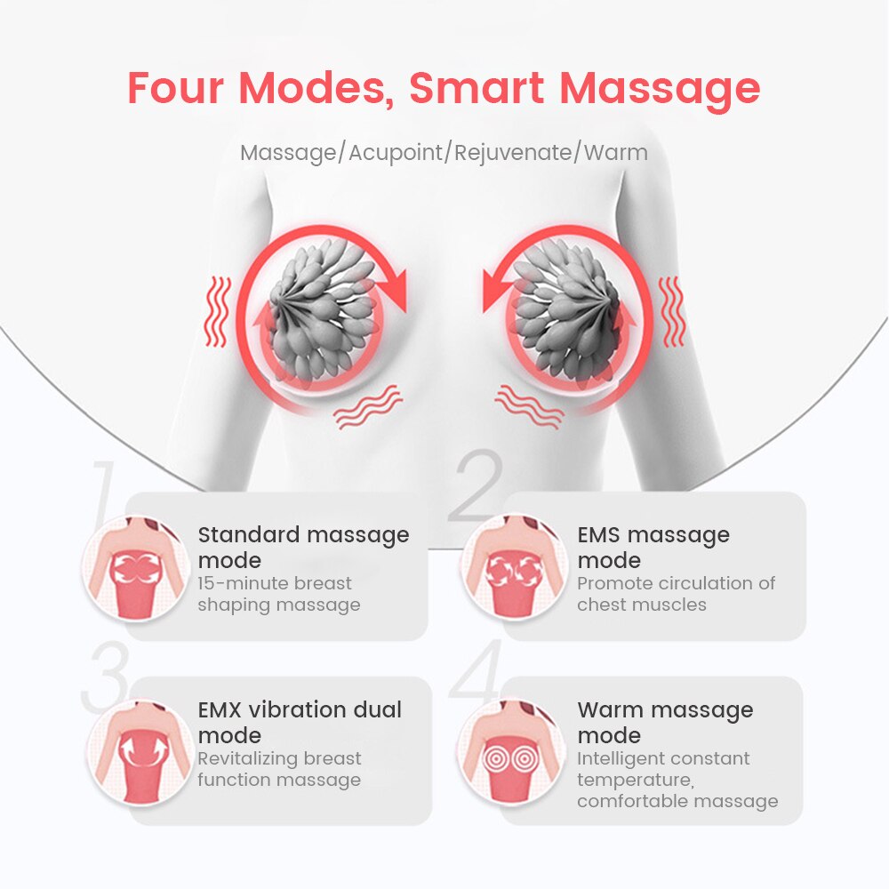 EMS massage mode mode 15-minute breast Promote circulation of shaping massage