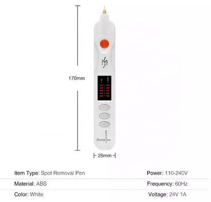 Multifuncional Beauty Point Mole Pen Carregamento Plug in Home Caneta Plasma Lift Pálpebra Remoção de Rugas Local Ferramenta de Cuidados com a Pele Caneta Mágica