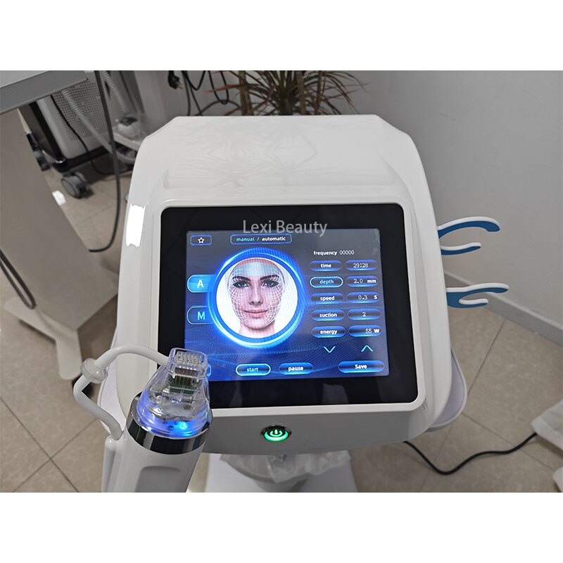 RF Fractional Radio Frequency Microneedling Maschine Fractional Dehnungsstreifen Narbe Akne Entfernen Facelifting Körper Mikronadel