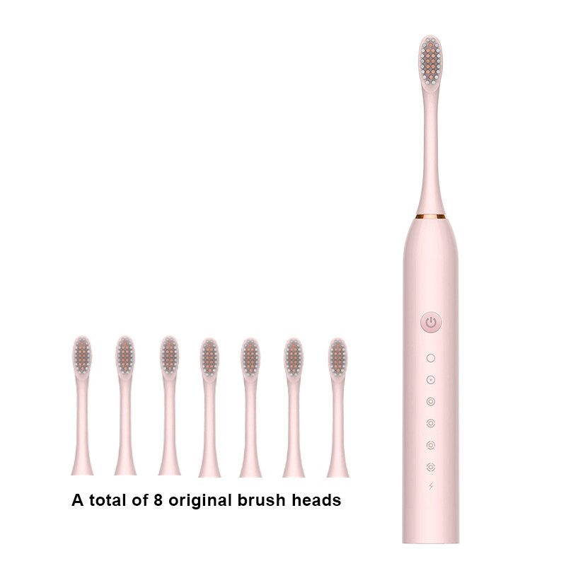 Sonic Electric Toothbrush Adult Smart Timing Tooth Brush Teeth Whitening Fast USB Rechargeable Toothbrush Replacement Head J189