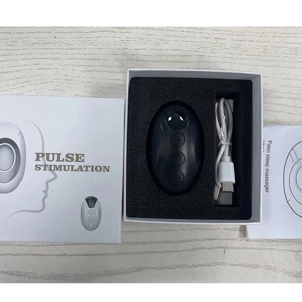 Microcurrent Pulse massage Stimulation Hypnosis Sleep Aid Insomnia Device CES Relieve Mental Eliminate Anxiety Child Adult Relax