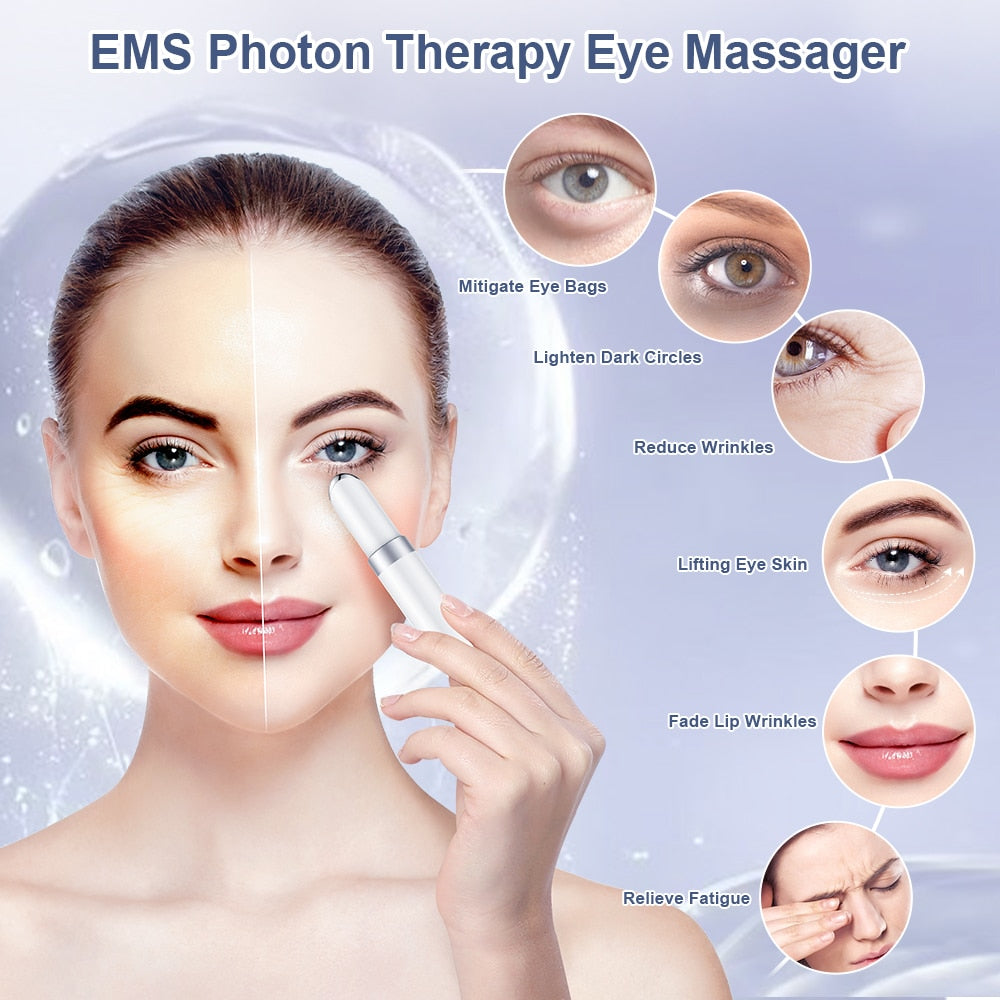 EMS Photon Therapy Eye Massager Mitigate Eye Bags