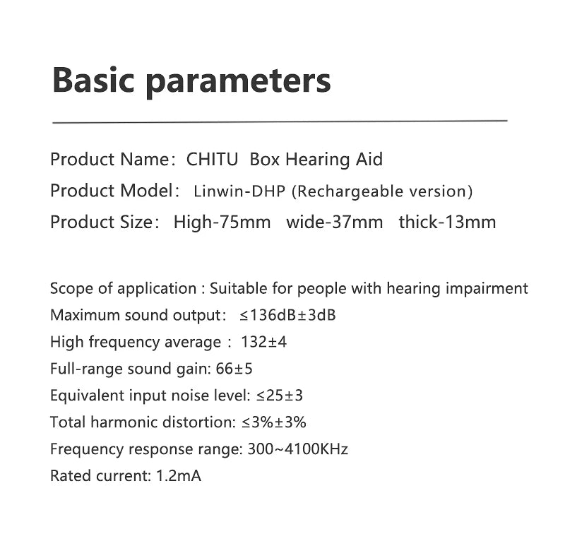 Rechargeable hearing aids for high-quality audio and adjustable volume, perfect for deaf individuals seeking powerful sound solutions.