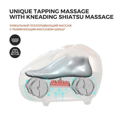 MARESE M7 PLUS Luxuoso Massageador de Pés Máquina Tapping Vibration Rolling Keading Air Compression Massager Com Calor Health Care