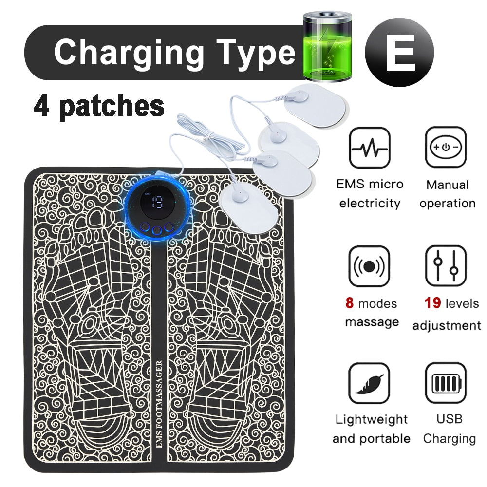 Type E 4 patches EMS micro Manual electricity operation 8 modes 19 levels