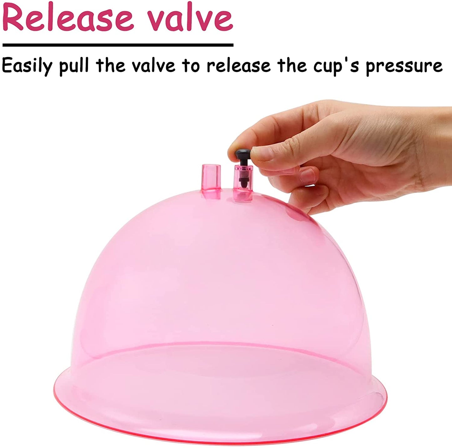 Release valve Easily pull the valve to release the cup'$