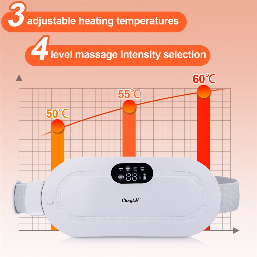 3adustable heating temperatures 4 level massage intensity selection 60*C