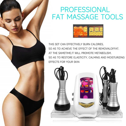 MEISIKANG 3 In 1 40K Cavitation Ultrasonic RF Skin Rejuvenation Tighten Anti-wrinkle Body Slimming Weight Loss Beauty Machine