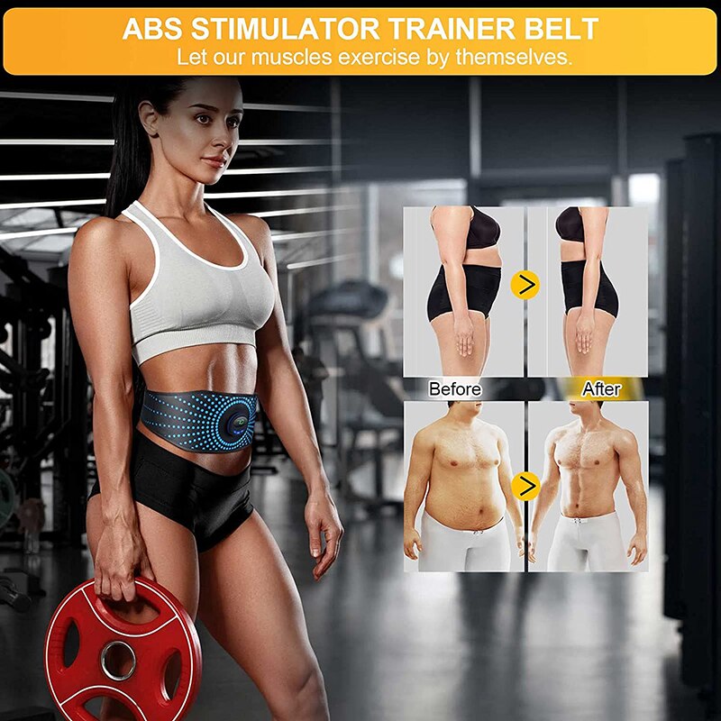 ABS STIMULATOR TRAINER BELT Let our muscles