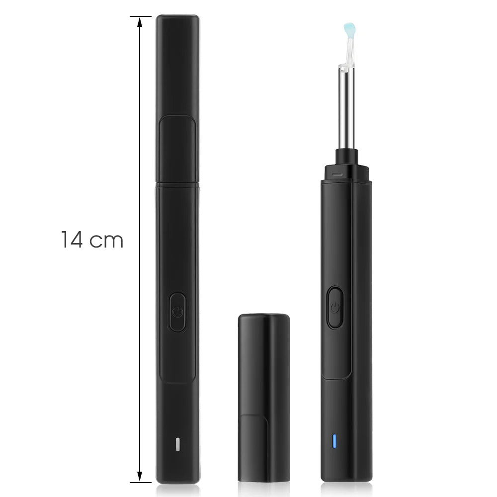 Wireless otoscope camera for ear and teeth inspections, promoting oral health care.