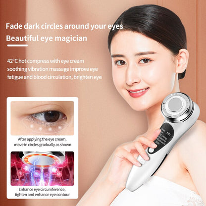 High Frequency Facial Mesotherapy RF Radio Frequency Hot Cold LED Photon Face Lifting Tighten Wrinkle Removal Face Massager