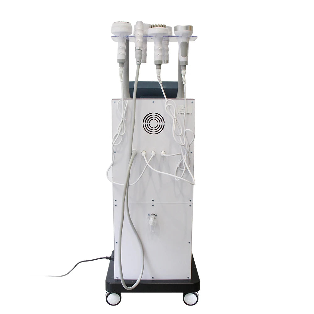 Anti-cellulite machine for weight loss and skin tightening, featuring six functions for a slimmed appearance.