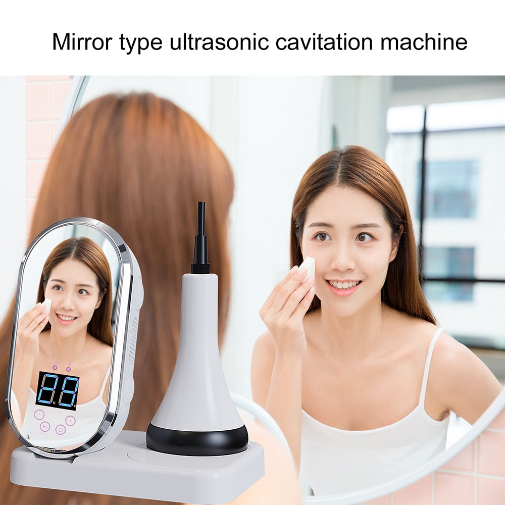 Mirror type ultrasonic cavitation