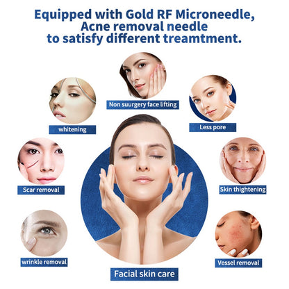 Gold RF Microneedle, Acne removal needle to