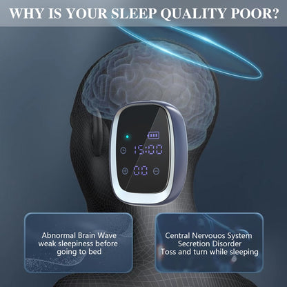 Dispositif d'aide au sommeil KTS Thérapie de stimulation CES 600mAh Anxiété à main Dépression Instrument de sommeil rapide Thérapie du sommeil Insomnie