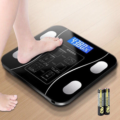 Bathroom Scales Wireless Digital Weight Scale Body Fat Water Balance BMI Composition Analyzer Connect Bluetooth Smartphone Scale