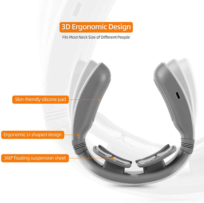 3D Ergonomic Design Fits Most Neck Size of Different