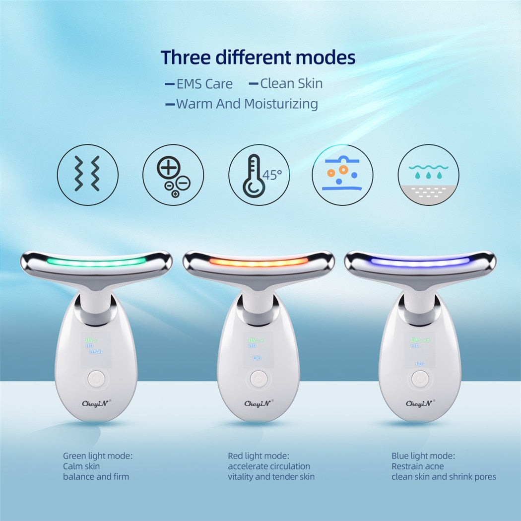 three different modes EMS Care Clean Skin Warm And Moisturizing