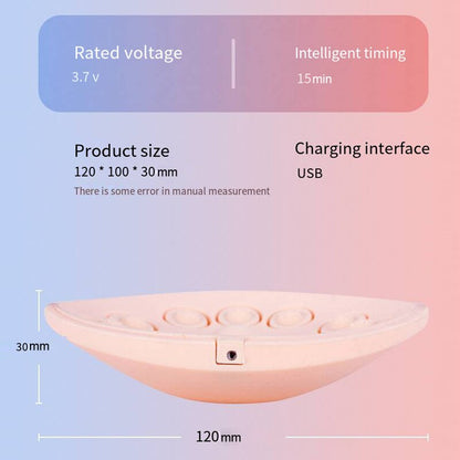 Tragbares Brustmassagegerät, elektrisches Instrument, verhindert ein Durchhängen der Brust, Brustvergrößerer, attraktiver Brustmassagegerät-Vibrator