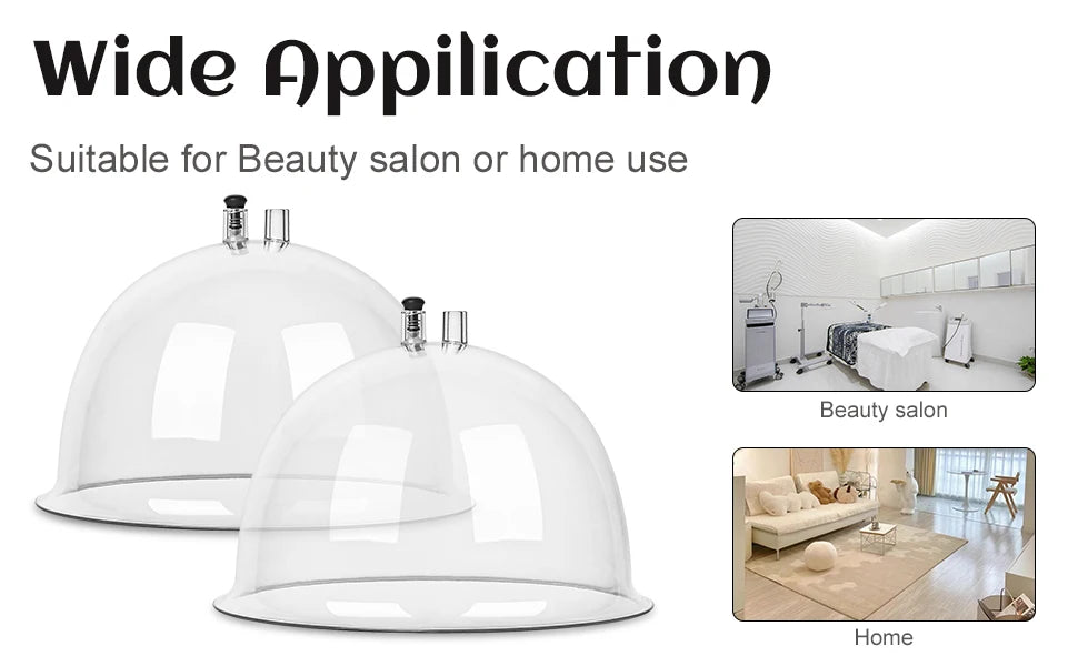 Versatile applicator suitable for both beauty salons and home use.