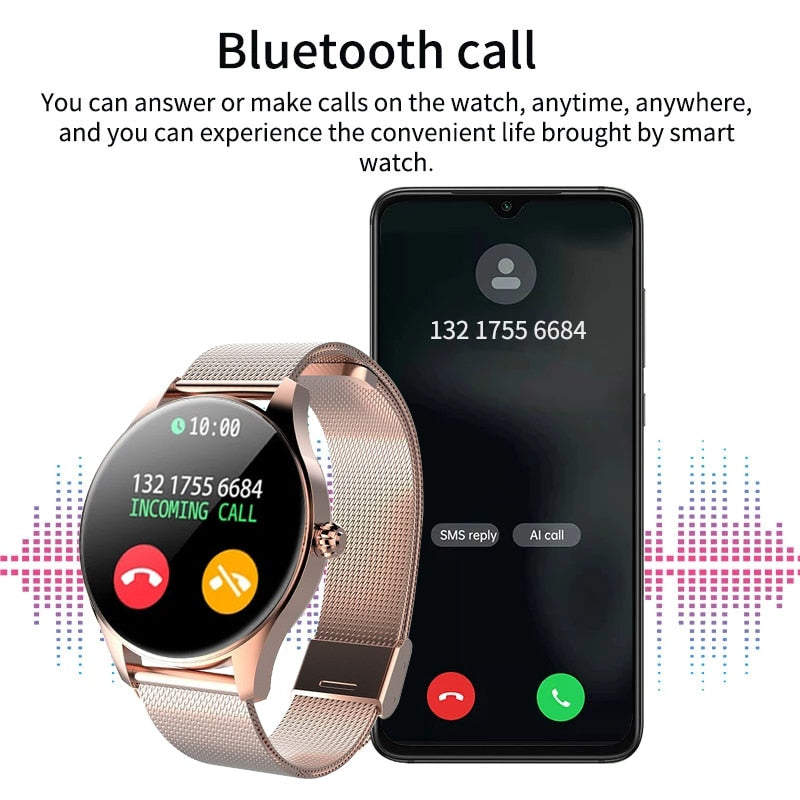 Bluetooth call You can answer or make calls on the watch; anytime,