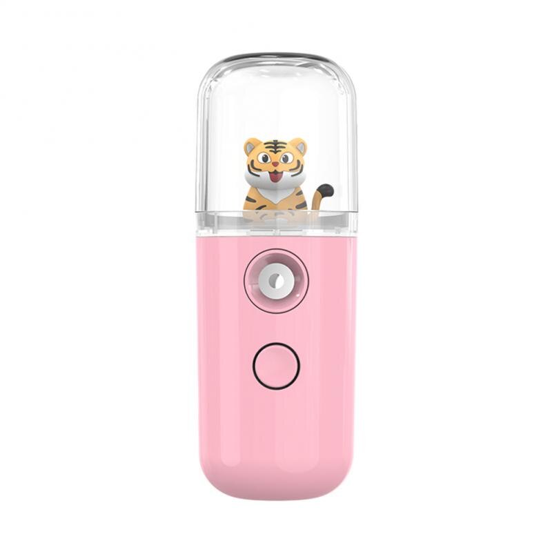 Conejo y Tigre creativo Nano pulverizador Facial Mini humidificador USB vaporizador de cara nebulizador hidratante belleza instrumentos cuidado de la piel