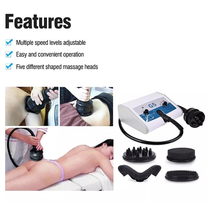 Features Multiple speed levels adjustable Easy and convenient operation Five different shaped massage