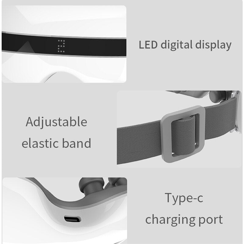 LED digital display Digital display Adjustable elastic band Type-