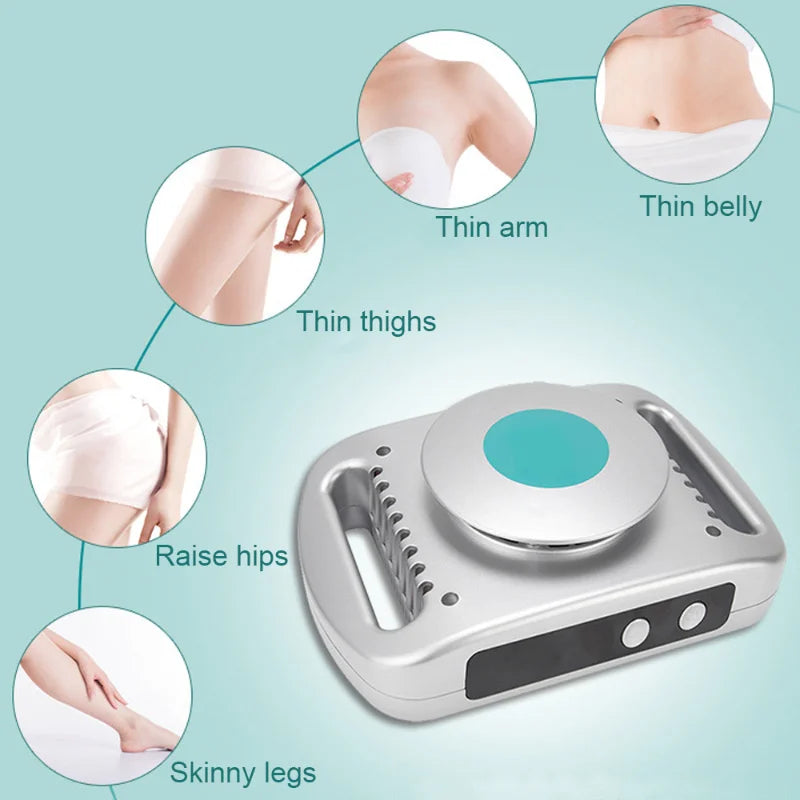 Cryolipolysis machine for slimming and fat loss, freezing fat away with cold therapy.