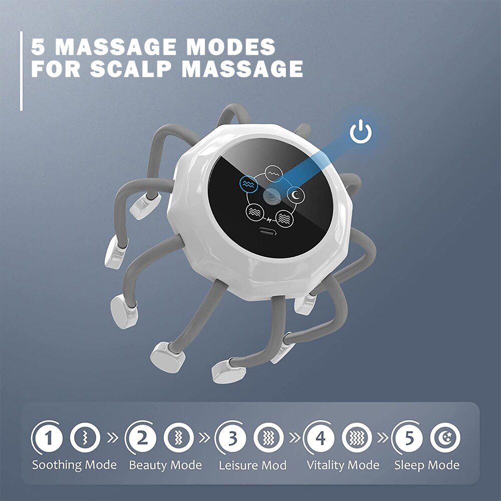 5 MODES FOR SCALP MASSAGE 3 5 Soo