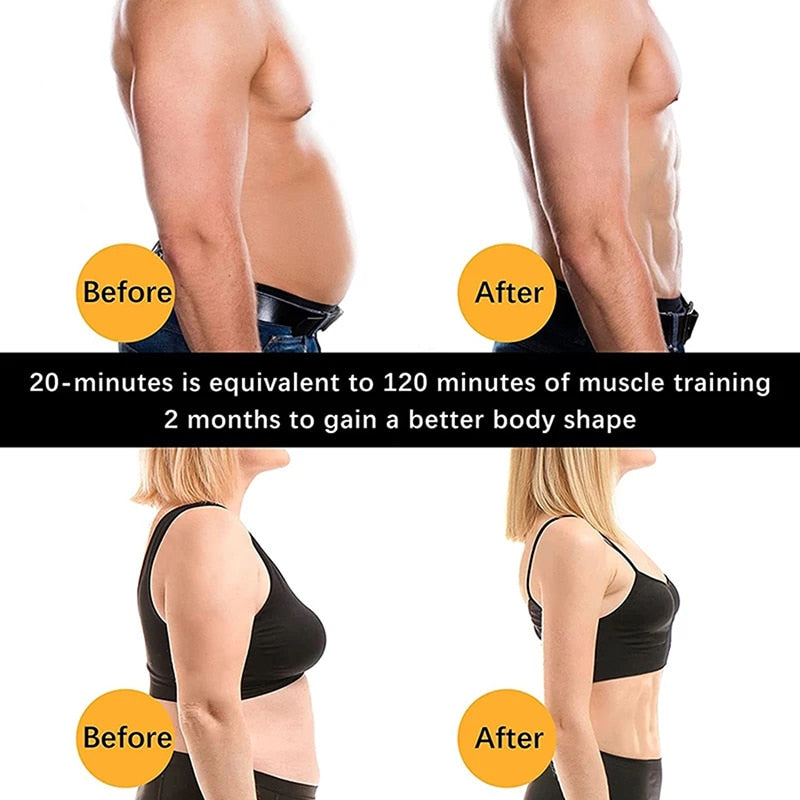 Before After 20-minutes is equivalent to 120 minutes of muscle training