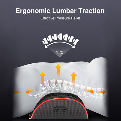 Ergonomic Lumbar Traction Effective Pressure Relief 1209 J