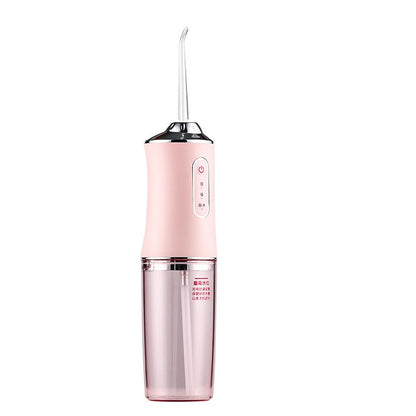 Oral irrigator portable dental water flosser with 4 nozzles usb rechargeable electric toothbrush ipx7 replacement brush head