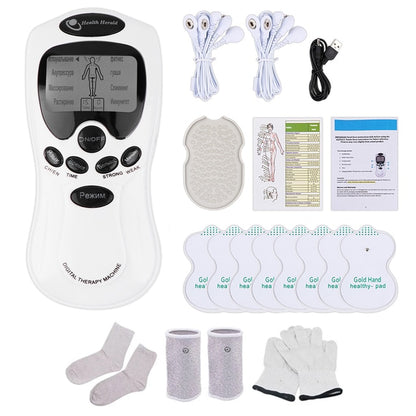 Health Tens Muscle Neck Massager Back Electric Digital Therapy Machine Massage Stimolatore elettronico a impulsi per la cura completa del corpo