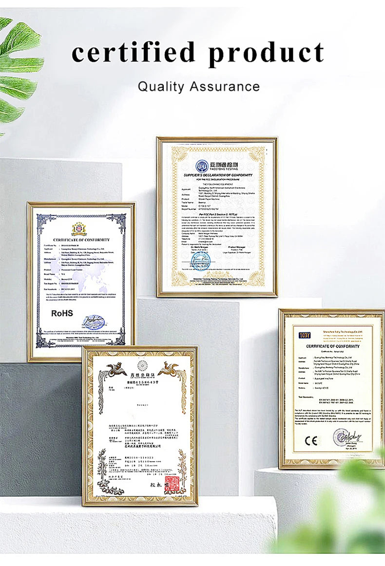 High-quality product certified by international standards (ROHS & CE) for safe and effective use.