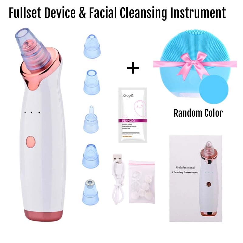 Vacuum Blackhead Remover Face Black Spots Cleaner White Dot Pimple Removal Tools 2022  New Arrival