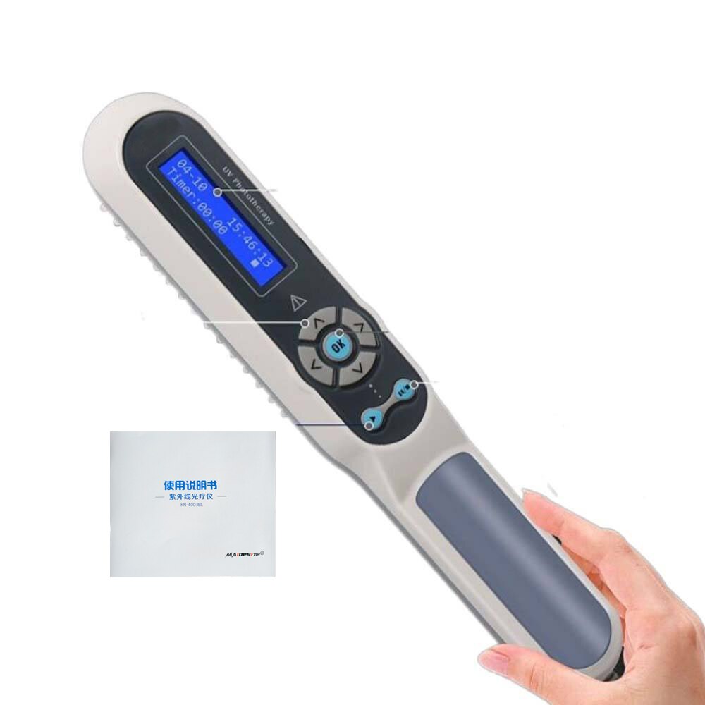 Handheld Uvb Phototherapy 311nm Light Therapy Device Machine Uvb Light Therapy Device Blue For Vitiligo Psoriasis