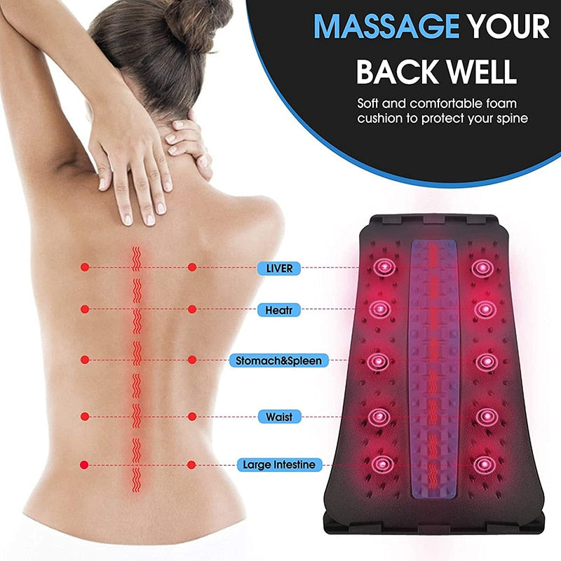 MASSAGE YOUR BACK WELL Soft and comfortable foam cushion to