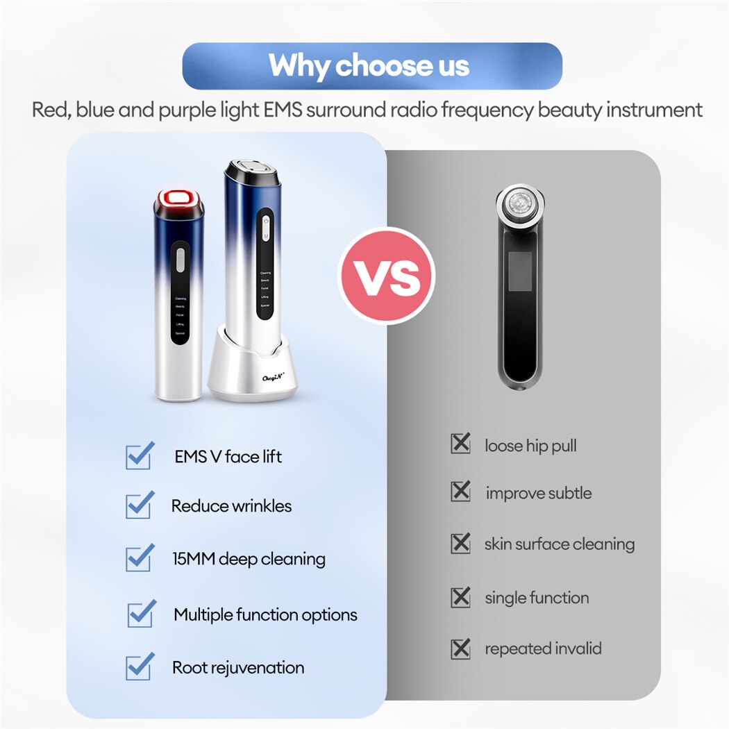 EMS surround radio frequency beauty instrument VS loose hip pull EMS