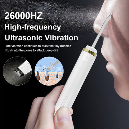 Ultrasonic Skin Scrubber Facial Peeling Removedor de cravos Limpeza profunda do rosto Espátula de poros Limpeza ultrassônica do rosto Skin Scrubber