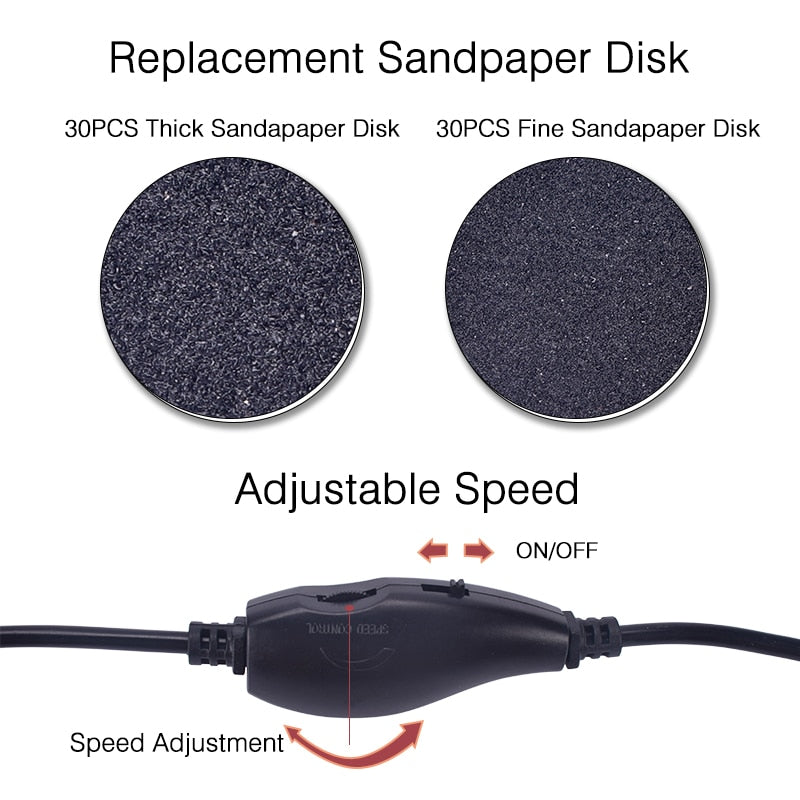 Replacement Sandpaper Disk 30PCS Thick Sandapaper Dis