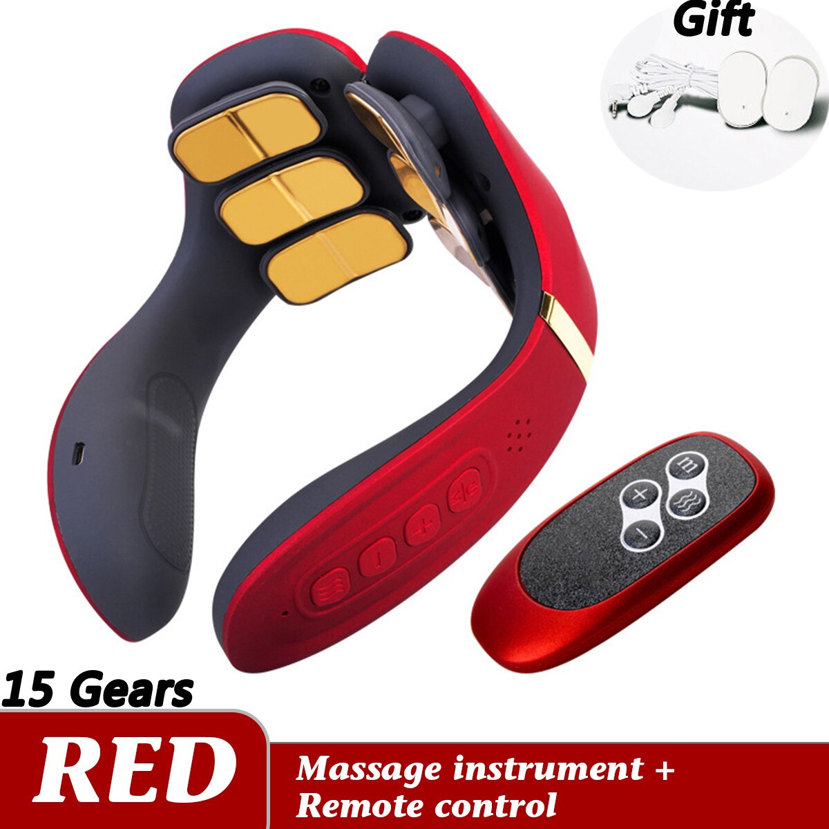 Gift 15 Gears RED Massage instrument + Remote control