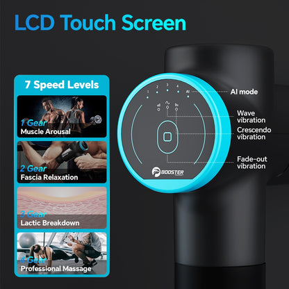 LCD Touch Screen 7 Speed Levels Al mode Wave vibration Gear Muscle