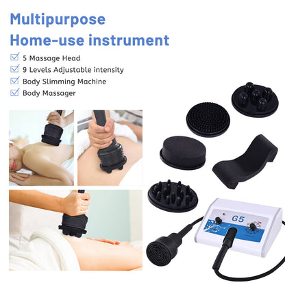 Multipurpose Home-use instrument 5 Massage Head 9 Levels Adjustable