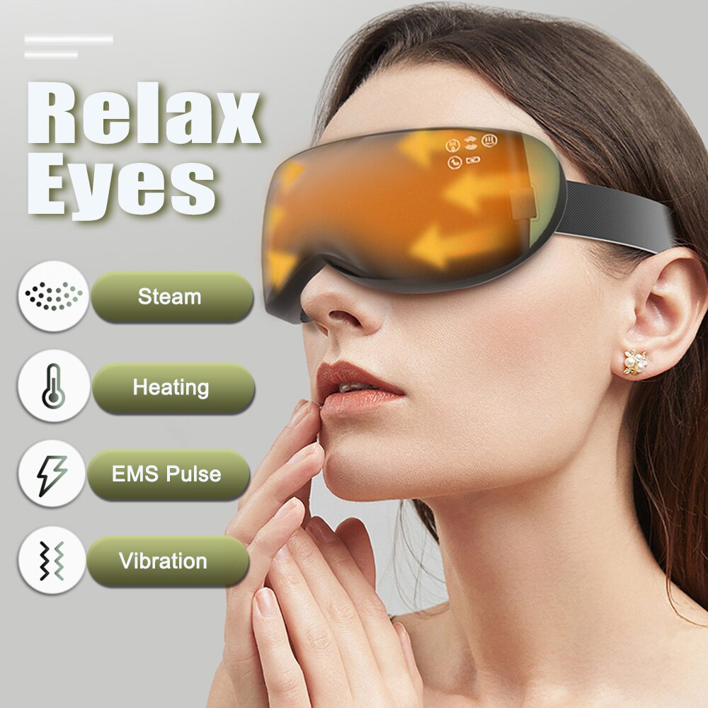 Relax Eyes Steam Heating EMS Pulse 8 Vi